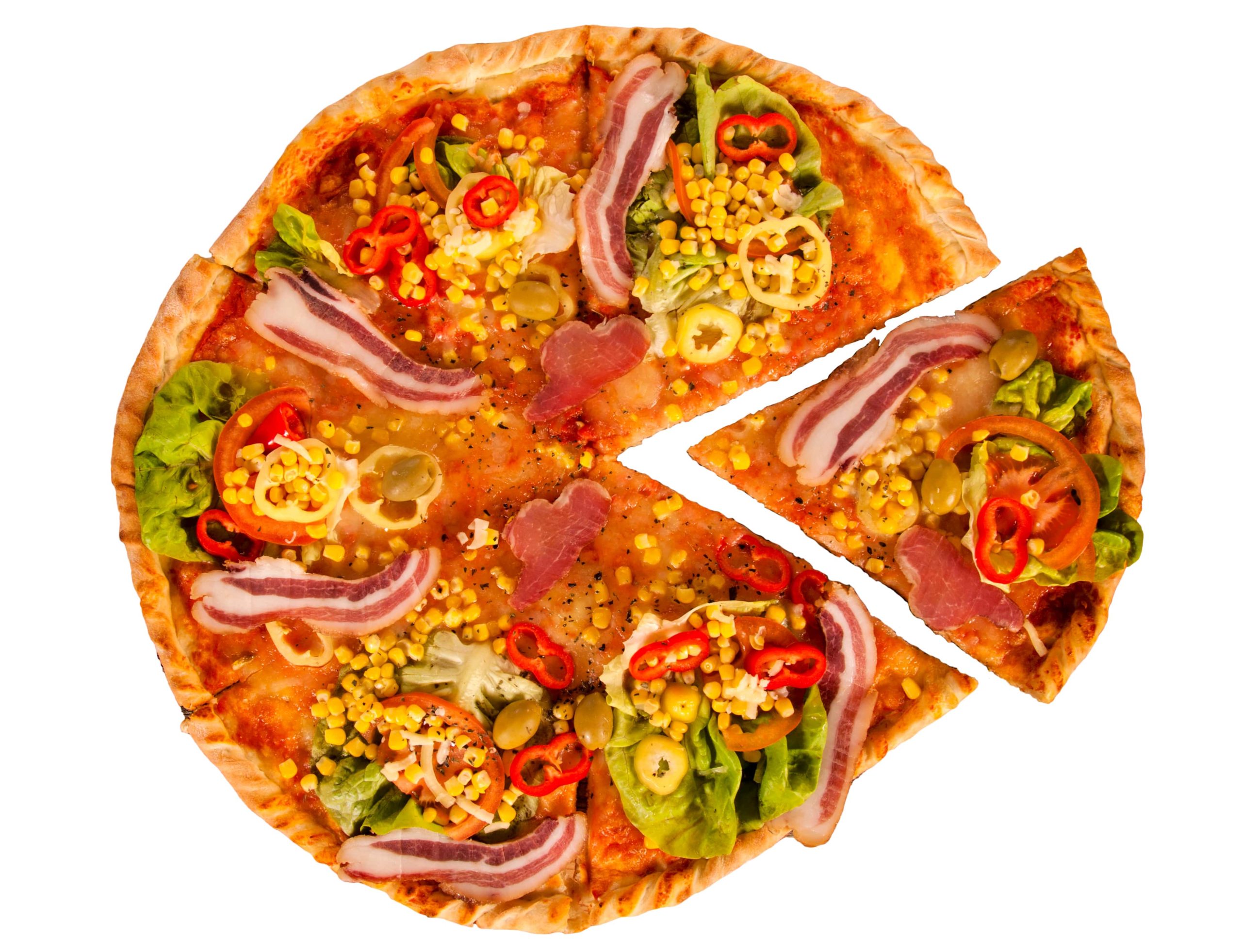 healthy-pizza-on-white-background